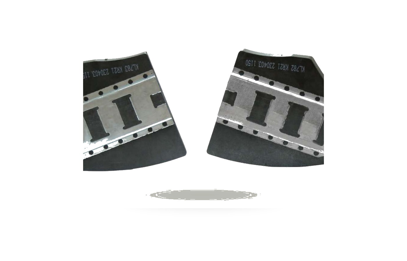 Railway brake pads